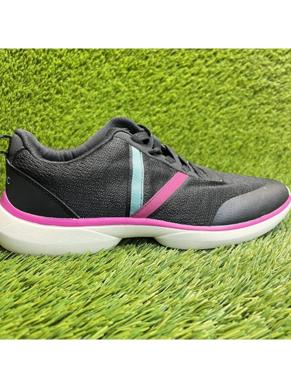 Vionic Vortex Jolisa Womens Size 9D Black Pink Athletic Running Shoes Sneakers